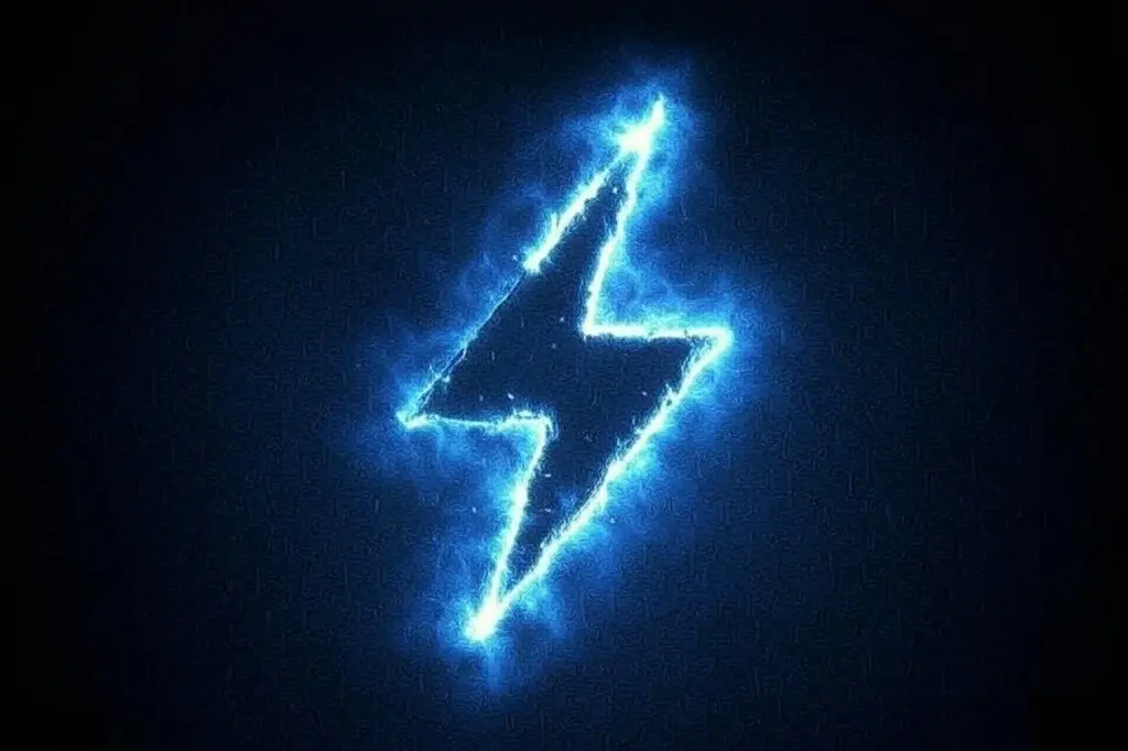 e-Fuel representation as lightning bolt